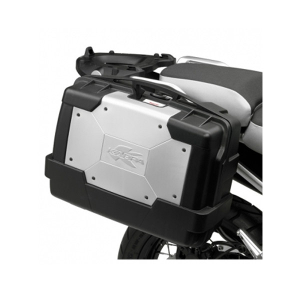 Кофр Kappa Monokey KGR33N Garda чорний-сріблястий об'єм: 33L