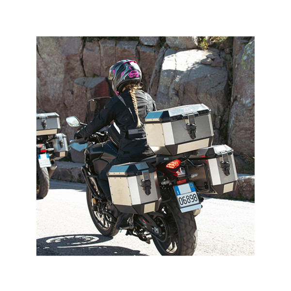 Центральний алюмінієвий кофр Givi Trekker Alaska сріблястий об'єм: 44 л