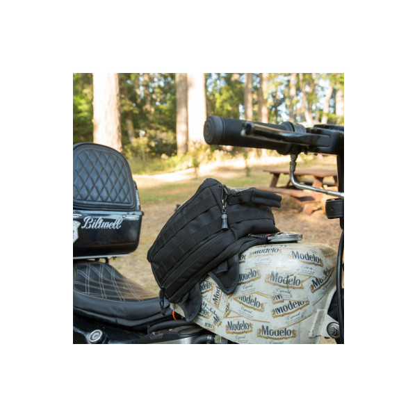 Сумка на бак Tankbag Biltwell Exfil-11 з магнітами чорна об'єм: ок. 3.8л