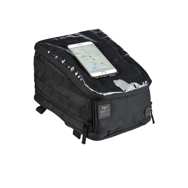 Сумка на бак Tankbag Biltwell Exfil-11 з магнітами чорна об'єм: ок. 3.8л