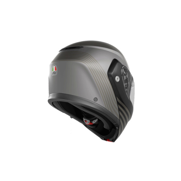 Шолом щелепний AGV Streetmodular Iseo сірий-чорний