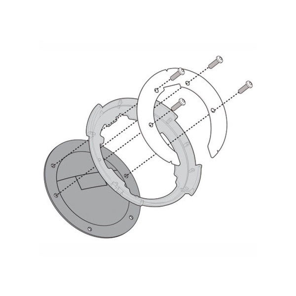 Кріплення Kappa BF14 для сумок TANKLOCK, TanklockED Kawasaki Ninja 300 13-18