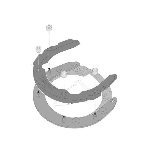 Кріплення tank ring PRO Sw-Motech для YAMAHA MT-09 Tracer / Tracer 900 / FJ-09 (14-20)
