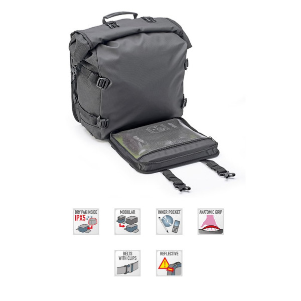 Бокові сумки водонепроникні off-road/enduro Givi GRT720 CANYON (2 x 25L)