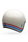 Відкритий шолом Bell Custom 500 DLX Vintage Stripes білий