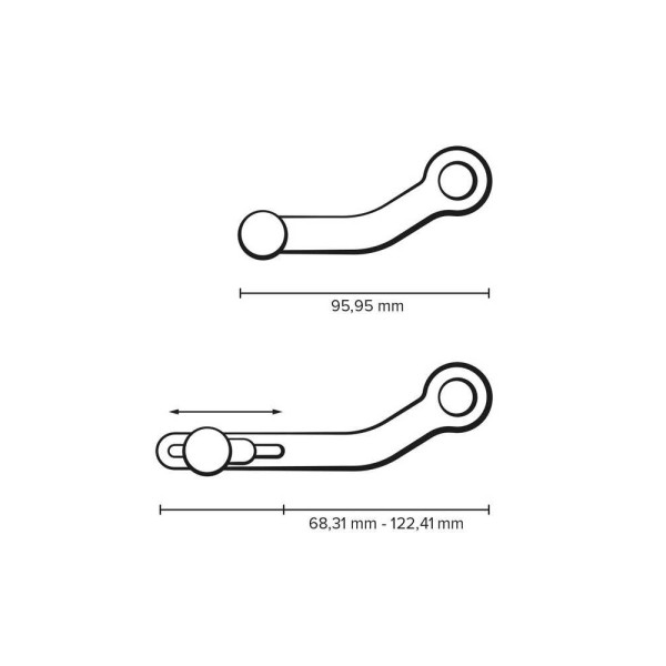 Дзвінок зміни швидкостей Sw-Motech BMW G 310 R (16-), Kawasaki Z 800 (12-), Z 900 (17-), Z 900 RS (17-), Z900 SE (20-)