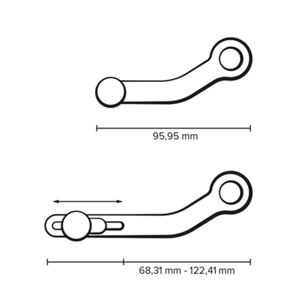 Дзвінок зміни передач SW-MOTECH Ducati Supersport 950 / S (17-), Supersport 939 / S (17-20), Monster 821, Monster 1200 / S / R