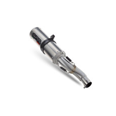 Глушник мотоцикловий G.P.R M3 Inox Aprilia Tuono 1000 RSVR (02-05) сталевий, з гомологацією