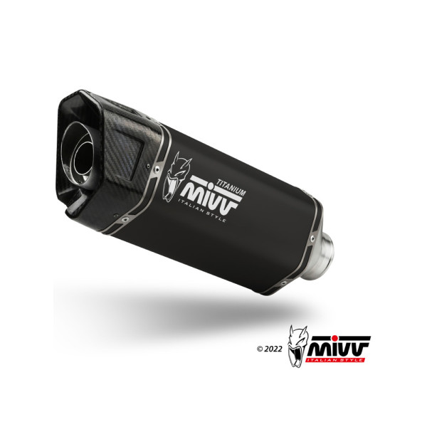 Вихлопна система Slip-On (SR-1) з гомологацією MIVV для Aprilia RSV4 1100 / Tuono V4 1100 (21-) чорна