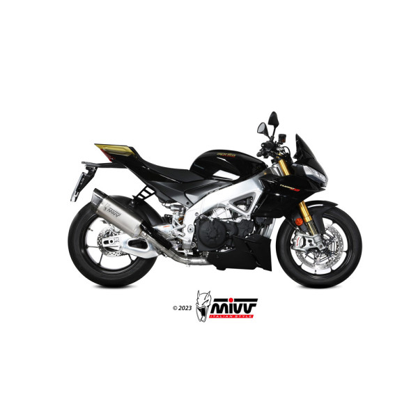 Вихлопна система Slip-On (SR-1) з гомологацією MIVV для Aprilia RSV4 1100 / Tuono V4 1100 (21-) титановий
