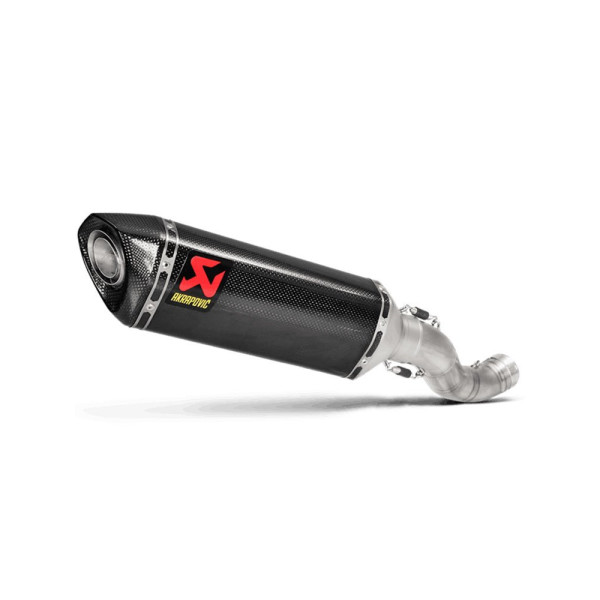 Глушник мотоцикловий Akrapović для Aprilia RSV4 17-20, Tuono V4 17-20 Slip-On line, Carbon