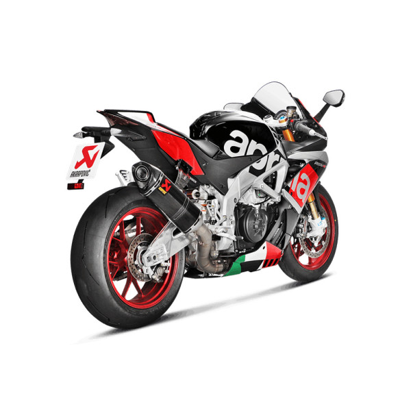 Повний вихлопний система Akrapović для Aprilia RSV4 15-20, Tuono V4 17-20 Evolution Line, Carbon