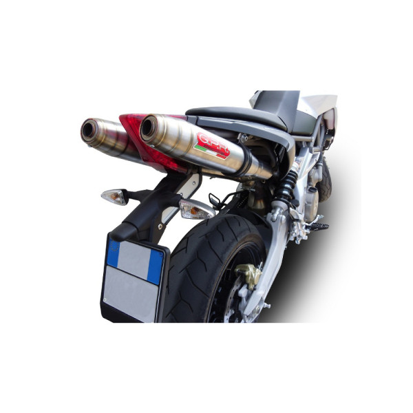 Подвійний тłumik G.P.R Deeptone Inox Inox - Aprilia Dorsoduro 750 08-16