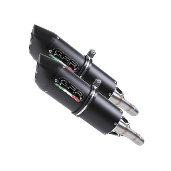 Глушник G.P.R Furore Nero Slip-On, Чорний Алюміній - Aprilia Shiver 750 - Gt 07-16