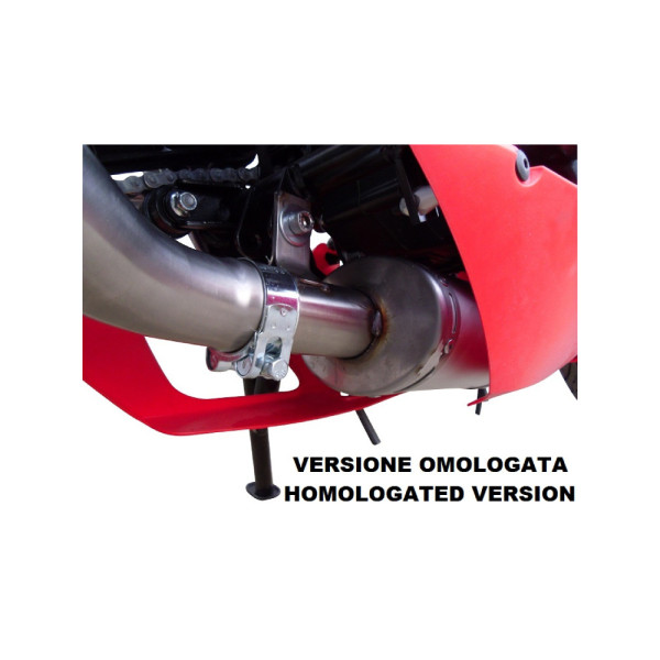 Повний вихлопний комплект G.P.R Deeptone Inox Нержавіюча сталь - Aprilia RS 4 125 11-16