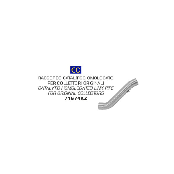 з'єднувальна труба Arrow Aprilia RSV 4 RR/RF 17-18/ RSV 4 1100 Factory 19-20, TUONO V4 1100 17-18/ 19-20