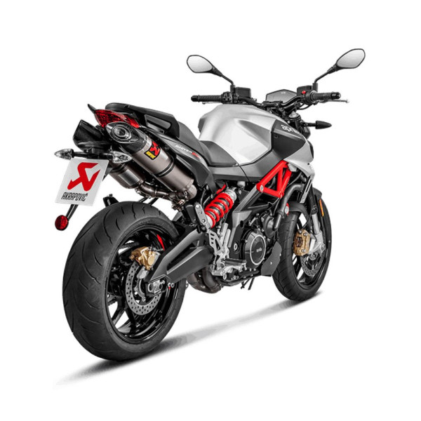 Вихлопна система Akrapović для Aprilia Shiver 900 17-20 Slip-On line, Титан