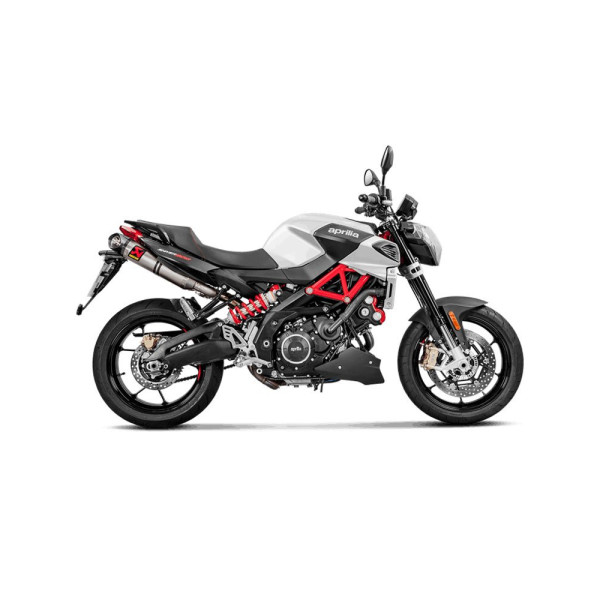 Вихлопна система Akrapović для Aprilia Shiver 900 17-20 Slip-On line, Титан