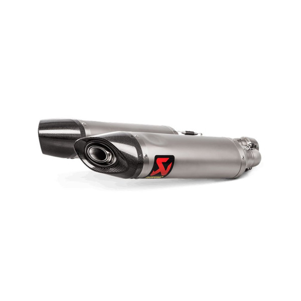 Вихлопна система Akrapović для Aprilia Shiver 900 17-20 Slip-On line, Титан