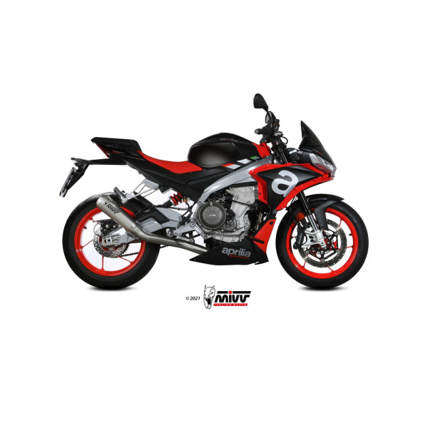 Повний вихлопний система (X-M1) MIVV для Aprilia RS 660 (20-) / Tuono 660 (21-) титановий