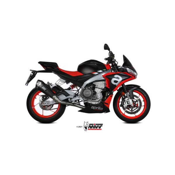 Повний вихлопний системи (Delta Race) MIVV для Aprilia RS 660 (20-) / Tuono 660 (21-) карбон