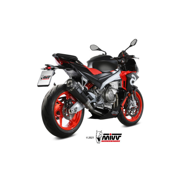 Повний вихлопний системи (Delta Race) MIVV для Aprilia RS 660 (20-) / Tuono 660 (21-) карбон