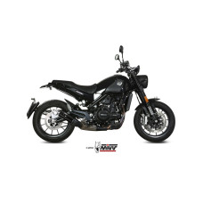 Глушник мотоцикловий Slip-On Line (Double Gun) MIVV для Benelli Leoncino 500 (17-) чорний