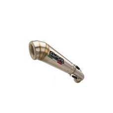 Глушник G.P.R Powercone Evo Slip-On, Ніхром - Benelli Leoncino 500 Trail 17-20