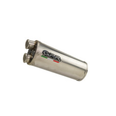 Глушник G.P.R Dual Inox для Aprili Tuareg 660 (21-23) Нержавіюча сталь