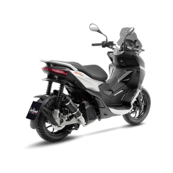 Повний вихлопний комплект LeoVince GP Corsa Evo Aprilia SR GT 125 / Sport (22-), SR GT 200 / Sport (22-) вуглецеве волокно
