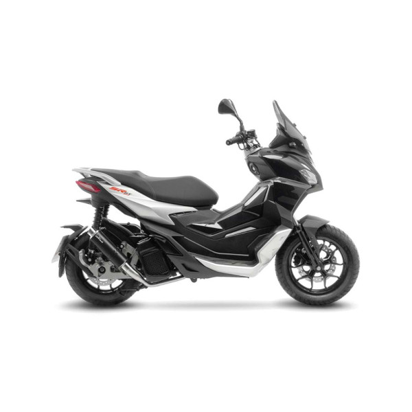 Повний вихлопний системи LeoVince GP Corsa Matte Carbon для Aprilia SR GT 125 / Sport (22-), SR GT 200 / Sport (22-)