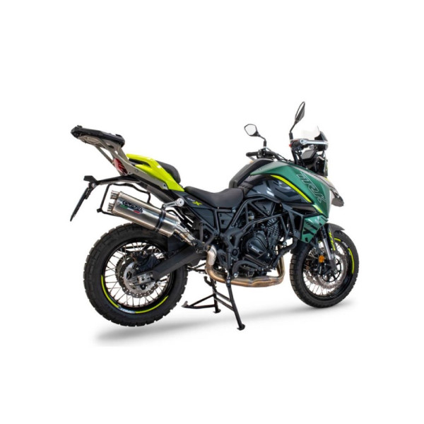 Вихлопна система G.P.R Dual Inox Benelli TRK 702 (23-24) E5 сталевий з гомологацією