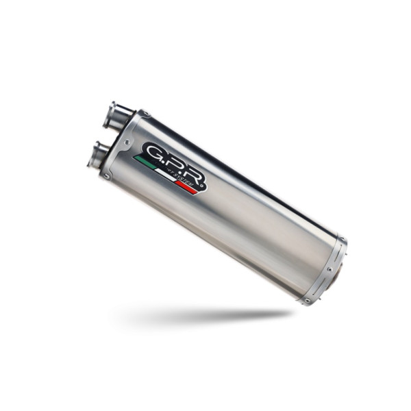 Вихлопна система G.P.R Dual Inox Benelli TRK 702 (23-24) E5 сталевий з гомологацією