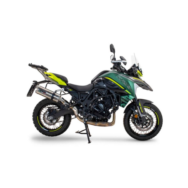 Вихлопна система G.P.R Dual Inox Benelli TRK 702 (23-24) E5 сталевий з гомологацією