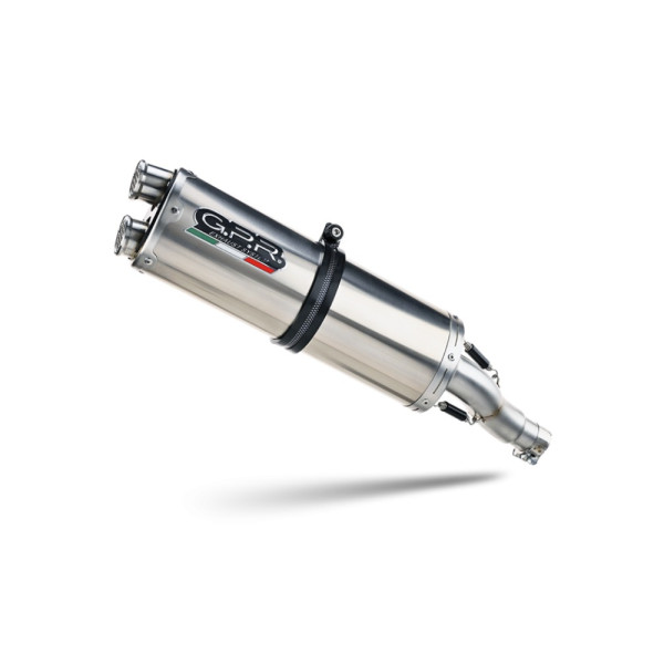 Вихлопна система G.P.R Dual Inox Benelli TRK 702 (23-24) E5 сталевий з гомологацією