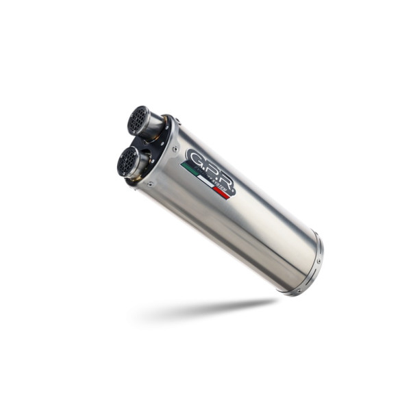 Вихлопна система G.P.R Dual Inox Benelli TRK 702 X (23-24) E5 сталевий з гомологацією
