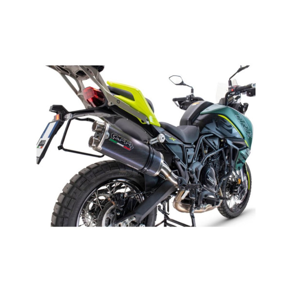 Вихлопна система G.P.R Dual Poppy Benelli TRK 702 X (23-24) E5 сталевий з гомологацією