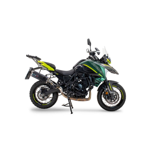 Вихлопна система G.P.R Dual Poppy Benelli TRK 702 X (23-24) E5 сталевий з гомологацією