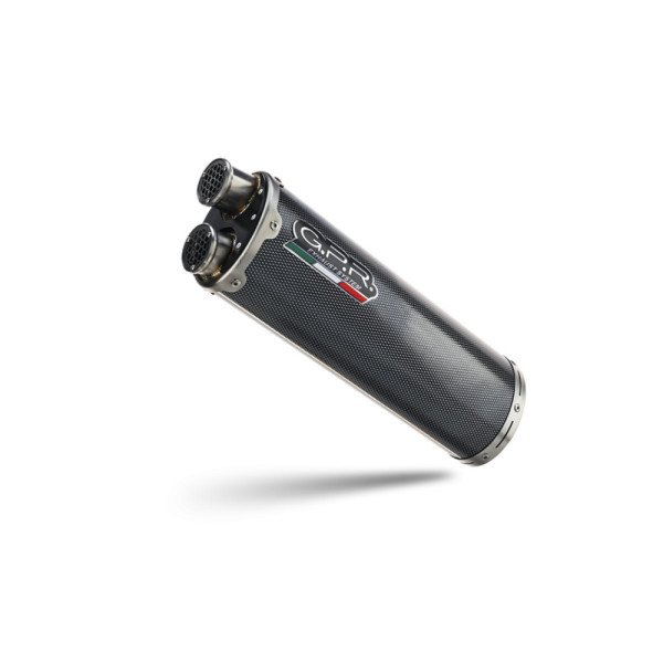 Вихлопна система G.P.R Dual Poppy Benelli TRK 702 X (23-24) E5 сталевий з гомологацією
