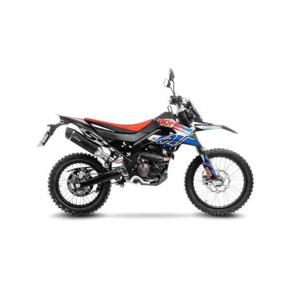 Вихлопна система LeoVince LV ONE EVO Aprilia RX/ SX 125 (21-) чорна нержавіюча сталь
