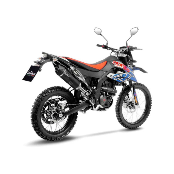 Вихлопна система LeoVince LV ONE EVO Aprilia RX/ SX 125 (21-) чорна нержавіюча сталь