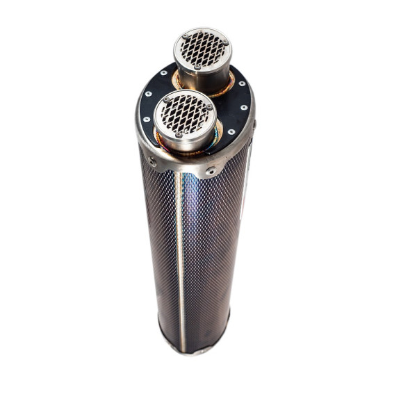 Глушник G.P.R Dual Poppy для Benelli TRK 502 X (21-23) Нержавіюча сталь