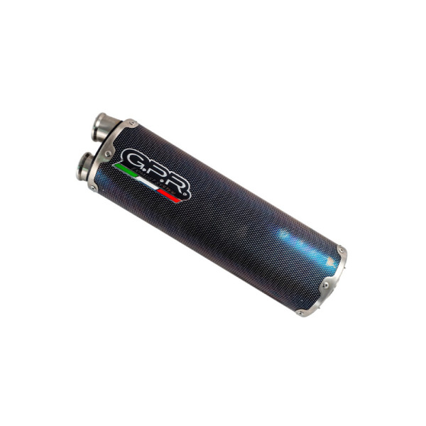 Глушник G.P.R Dual Poppy для Benelli TRK 502 X (21-23) Нержавіюча сталь