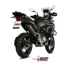 Глушник мотоцикловий Slip-On Line (Oval) MIVV для Benelli TRK502 X (18-) карбон