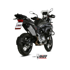 Глушник мотоцикловий Slip-On Line (Speed Edge) MIVV для Benelli TRK502 X (18-) срібний