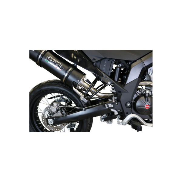Глушник G.P.R Furore Evo4 Nero Slip-On, Чорний Алюміній - Aprilia RX 125 18-20