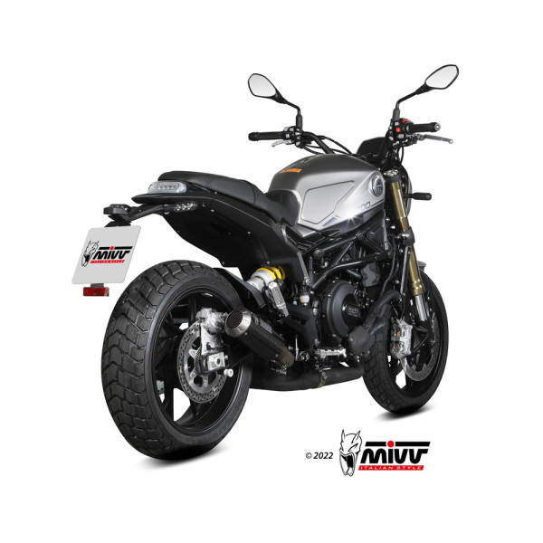 Глушник мотоцикловий Slip-On Line (MK3) MIVV для Benelli Leoncino 800 (22-) карбон