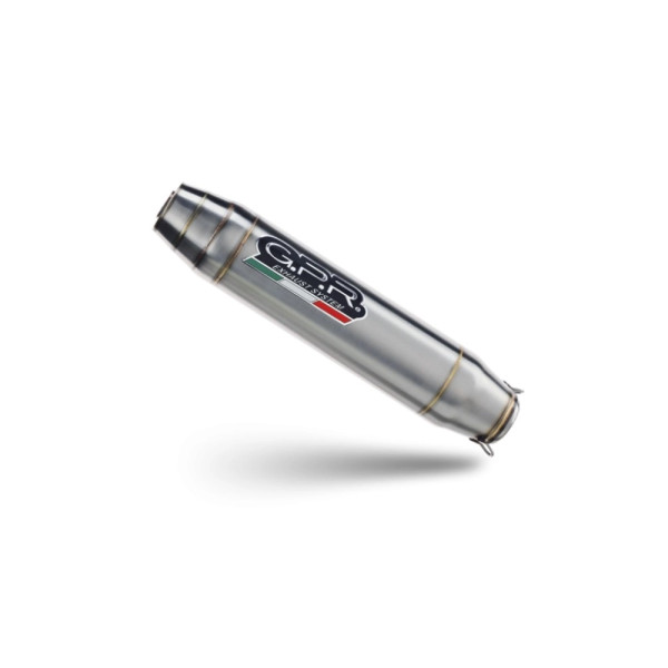 Глушник мотоцикловий G.P.R Deeptone Inox Beta RR 125 Enduro LC 4T (10-18) сталевий з гомологацією