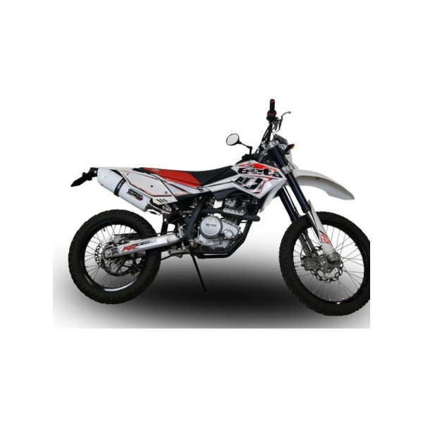 Глушник мотоцикловий G.P.R Albus Ceramic Beta RR 125 Enduro LC 4T (10-18) алюмінієвий з гомологацією