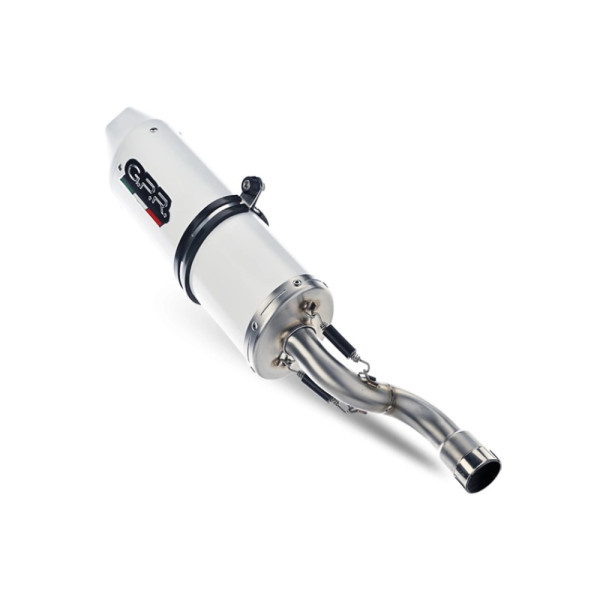 Глушник мотоцикловий G.P.R Albus Ceramic Beta RR 125 Enduro LC 4T (10-18) алюмінієвий з гомологацією